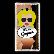 Coque Huawei Ascend Mate Miss Guyane Blonde