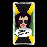 Coque Huawei Ascend Mate Miss Jamaica Brune