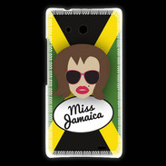 Coque Huawei Ascend Mate Miss Jamaica Chatain