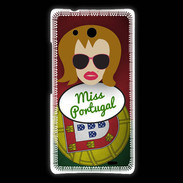 Coque Huawei Ascend Mate Miss Portugal Rousse
