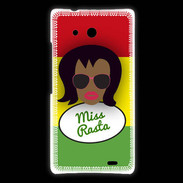 Coque Huawei Ascend Mate Miss Rasta Black