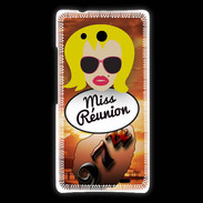 Coque Huawei Ascend Mate Miss Réunion Blonde