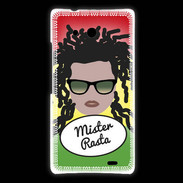 Coque Huawei Ascend Mate Mister Rasta Blanc