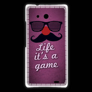 Coque Huawei Ascend Mate Life It's a game Rose ZG
