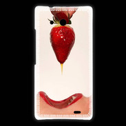 Coque Huawei Ascend Mate Plaisir et fraise PR20