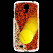 Coque Samsung Galaxy S4 Balle de tennis sur ligne de cours