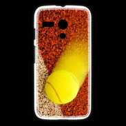 Coque Motorola G Balle de tennis sur ligne de cours