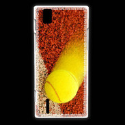 Coque Huawei Ascend P2 Balle de tennis sur ligne de cours