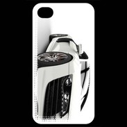 Coque iPhone 4 / iPhone 4S Belle voiture sportive blanche