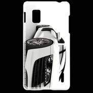 Coque LG Optimus G Belle voiture sportive blanche