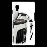 Coque LG Optimus L9 Belle voiture sportive blanche