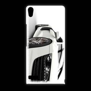 Coque Huawei Ascend P6 Belle voiture sportive blanche