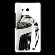 Coque Huawei Ascend Mate Belle voiture sportive blanche