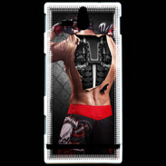 Coque Sony Xperia U Boxeur bionique