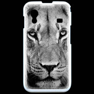 Coque Samsung ACE S5830 Lion en noir et blanc