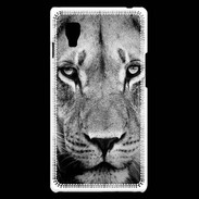 Coque LG Optimus L9 Lion en noir et blanc