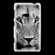 Coque Nokia Lumia 625 Lion en noir et blanc