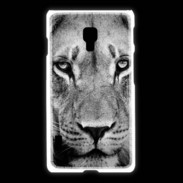 Coque LG L7 2 Lion en noir et blanc