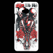 Coque HTC One Bed of Roses