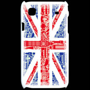 Coque Samsung Galaxy S Angleterre sur Drapeau 1