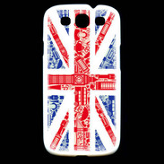Coque Samsung Galaxy S3 Angleterre sur Drapeau 1