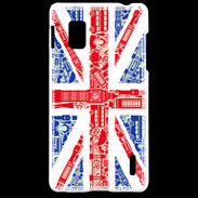 Coque LG Optimus G Angleterre sur Drapeau 1