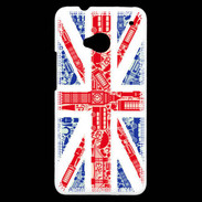 Coque HTC One Angleterre sur Drapeau 1