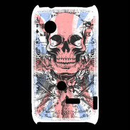 Coque Sony Xperia Typo Tête de mort Angleterre
