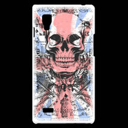 Coque LG Optimus L9 Tête de mort Angleterre