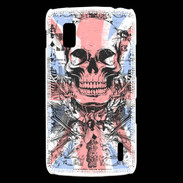 Coque LG Nexus 4 Tête de mort Angleterre