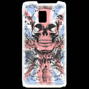 Coque LG P990 Tête de mort Angleterre