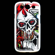 Coque Samsung Galaxy S3 Tête de mort Graffiti couleur