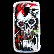 Coque Samsung Galaxy Ace 2 Tête de mort Graffiti couleur