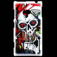 Coque Nokia Lumia 720 Tête de mort Graffiti couleur