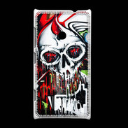 Coque Nokia Lumia 520 Tête de mort Graffiti couleur
