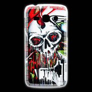 Coque Samsung Galaxy Ace3 Tête de mort Graffiti couleur