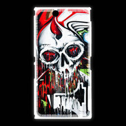 Coque Sony Xpéria Z Ultra Tête de mort Graffiti couleur