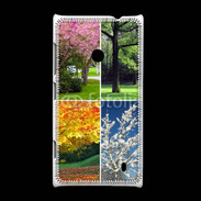 Coque Nokia Lumia 520 Arbres 4 saisons