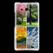 Coque Huawei Ascend Mate Arbres 4 saisons