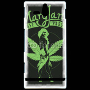 Coque Sony Xperia U Vintage Mary jane