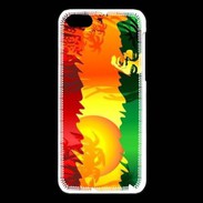 Coque iPhone 5C Chanteur de reggae