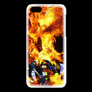 Coque iPhone 5C Pompier soldat du feu