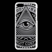 Coque iPhone 5C All Seeing Eye Vector