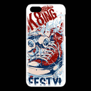 Coque iPhone 5C Urban Skate Graffiti