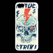 Coque iPhone 5C Tête de Mort Thunder Strike