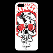 Coque iPhone 5C Tête de Mort Bug Addicted