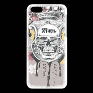 Coque iPhone 5C Tête de Mort Skull King