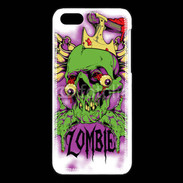 Coque iPhone 5C Tête de Mort Zombie 45