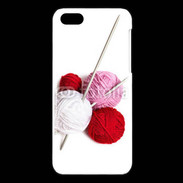 Coque iPhone 5C Tricot et couture