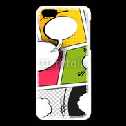 Coque iPhone 5C Comic strip speech bubbles
